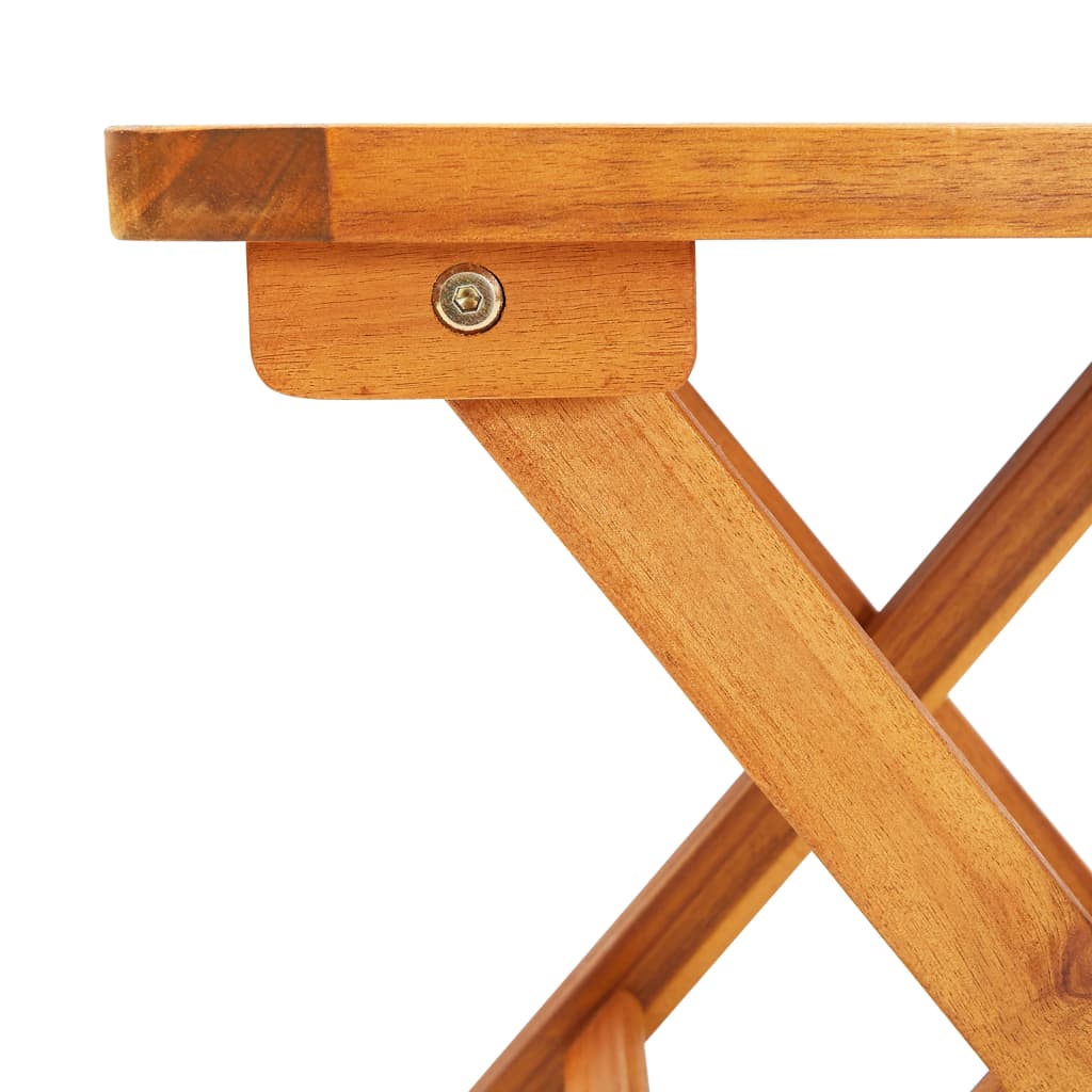 Espreguiçadeiras com mesa e almofadões 2 pcs acácia maciça - Image 12