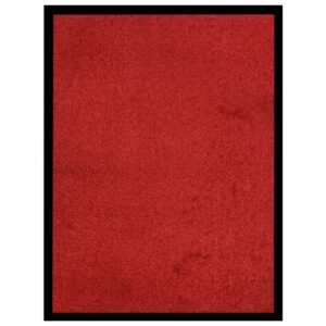 Tapete de porta 40x60 cm vermelho