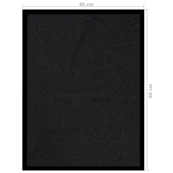 Tapete de porta 40x60 cm preto - Image 6