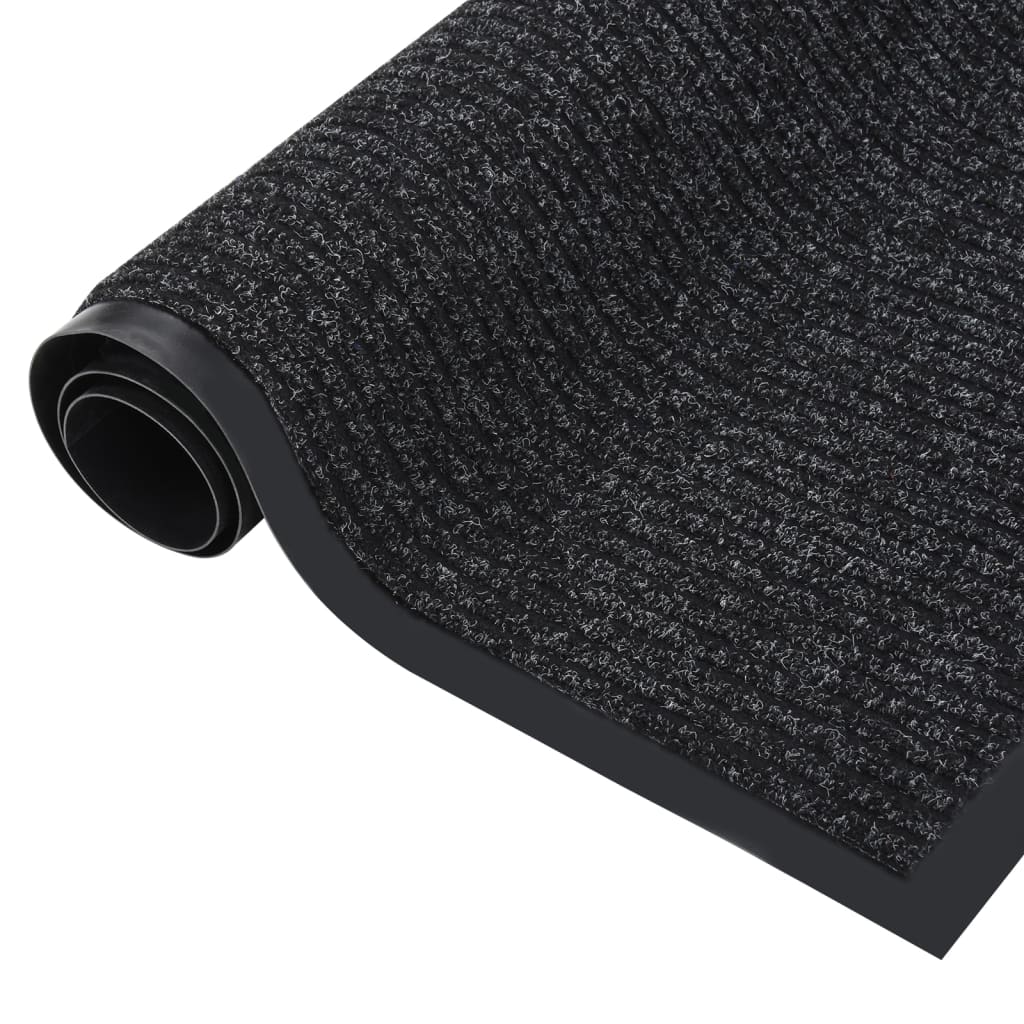 Tapete de porta às riscas 40x60 cm antracite - Image 4