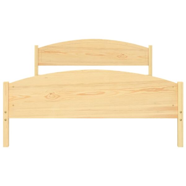 Estrutura de cama 160x200 cm madeira pinho maciço - Image 3