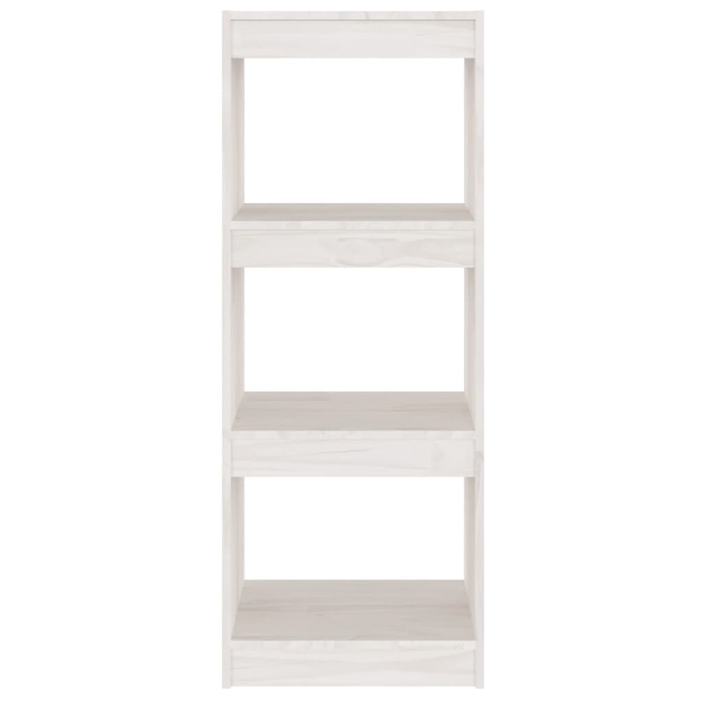 Estante/divisória 40x30x103,5 cm pinho maciço branco - Image 4