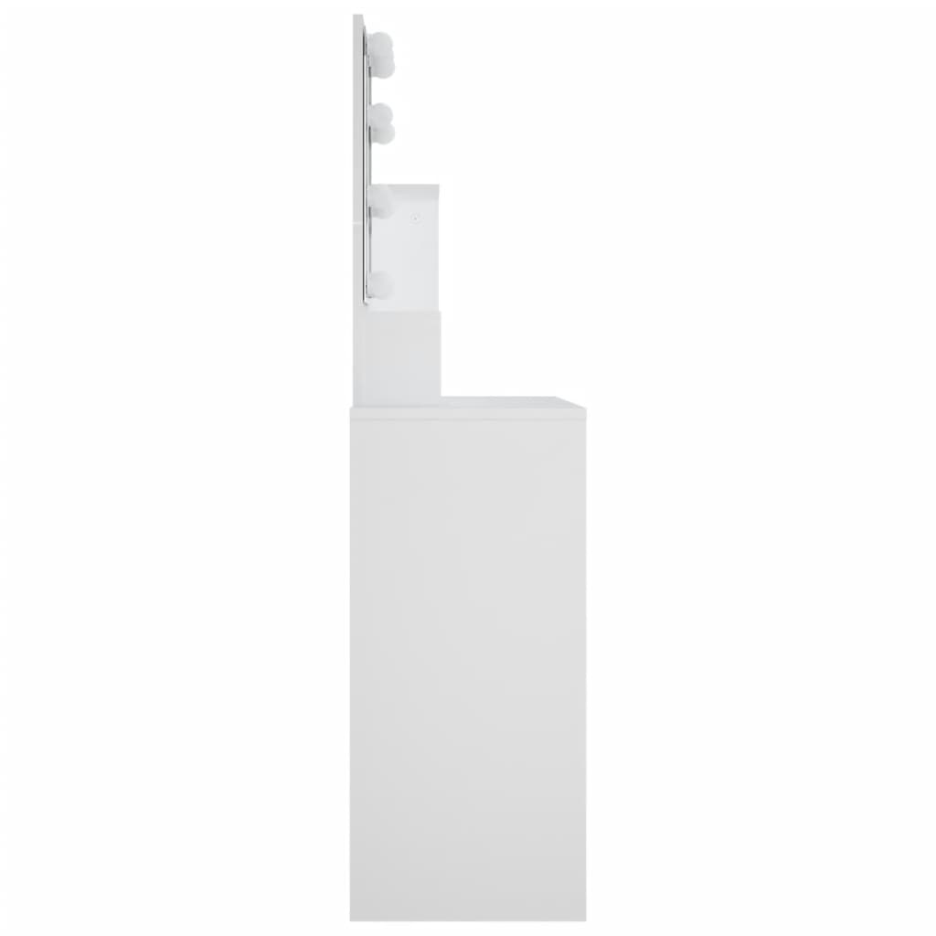 Toucador com LEDs 86,5x35x136 cm cor branco - Image 5