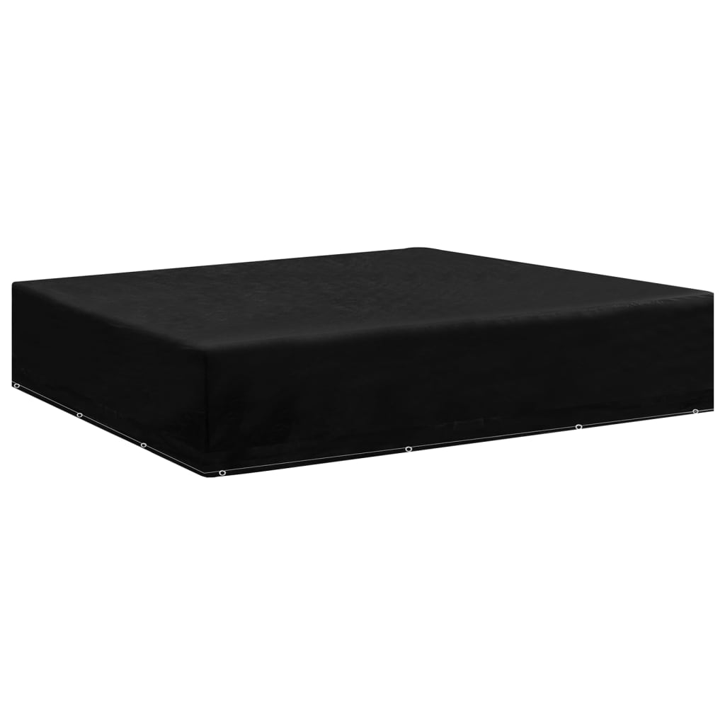 Capas para mobiliário de jardim 2 pcs c/ 12 ilhós 250x250x70 cm - Image 2