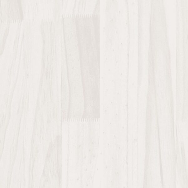 Estante com 5 prateleiras 60x30x175 cm madeira de pinho branco - Image 3