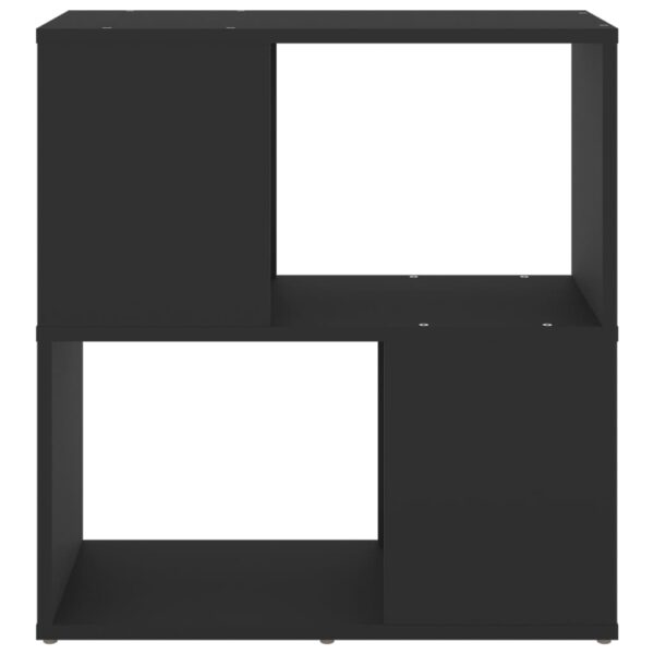Estante 60x24x63 cm derivados de madeira preto - Image 2
