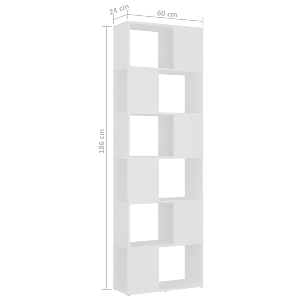 Estante/divisória 60x24x186 cm branco - Image 6