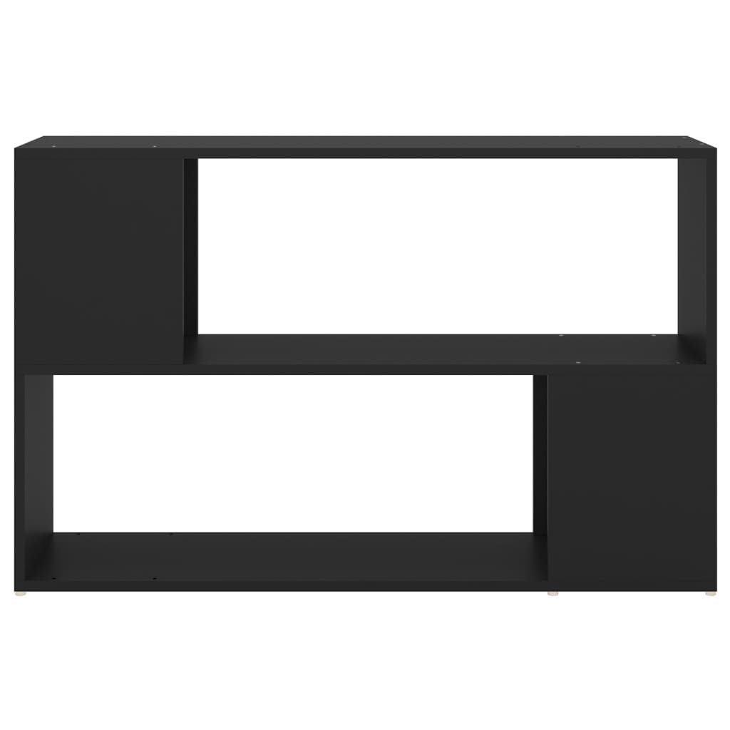 Estante 100x24x63 cm derivados de madeira preto - Image 2
