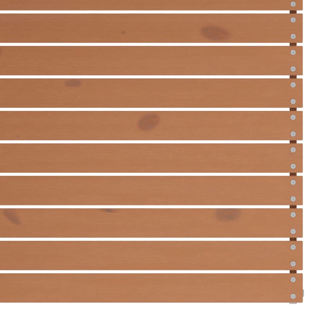 4 pcs conjunto lounge de jardim pinho maciço castanho mel - Image 8