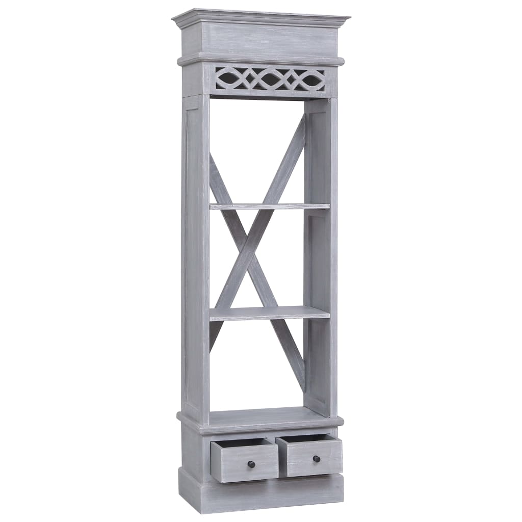 Aparador alto 60x30x175 cm mogno maciço - Image 2