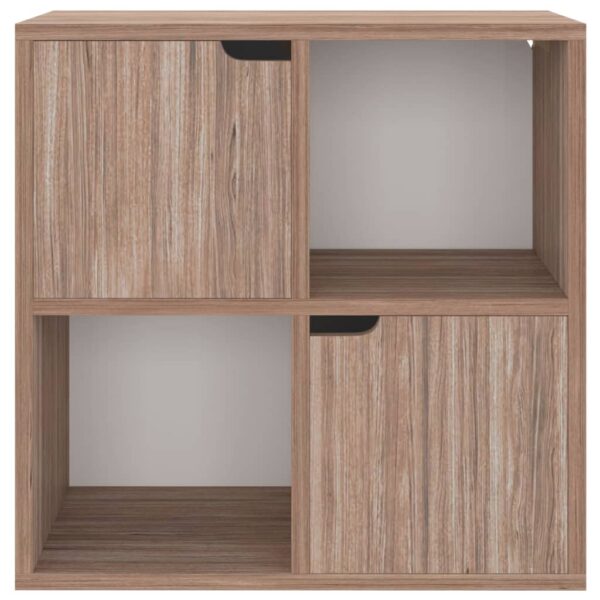 Estante 60x27,5x59,5 cm contraplacado carvalho sonoma cinzento - Image 5
