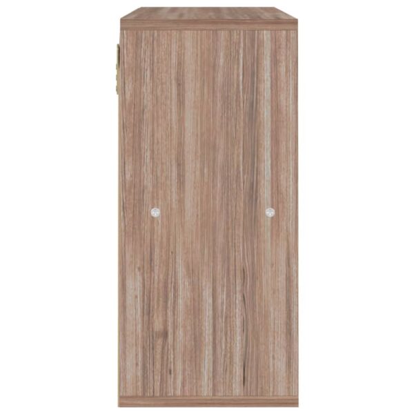 Estante 60x27,5x59,5 cm contraplacado carvalho sonoma cinzento - Image 6