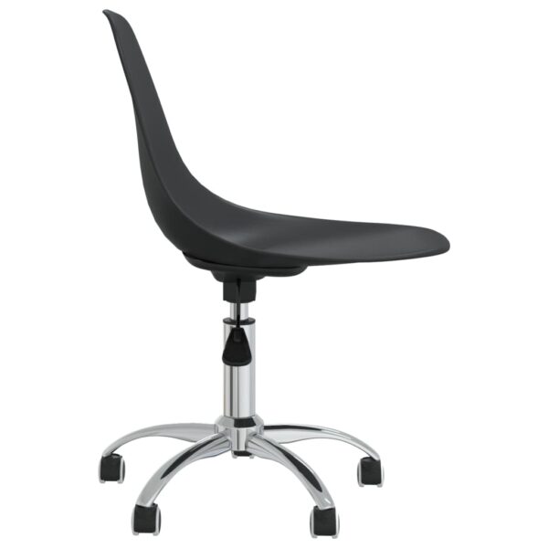 Cadeiras de jantar giratórias 2 pcs PP cinzento-claro - Image 4