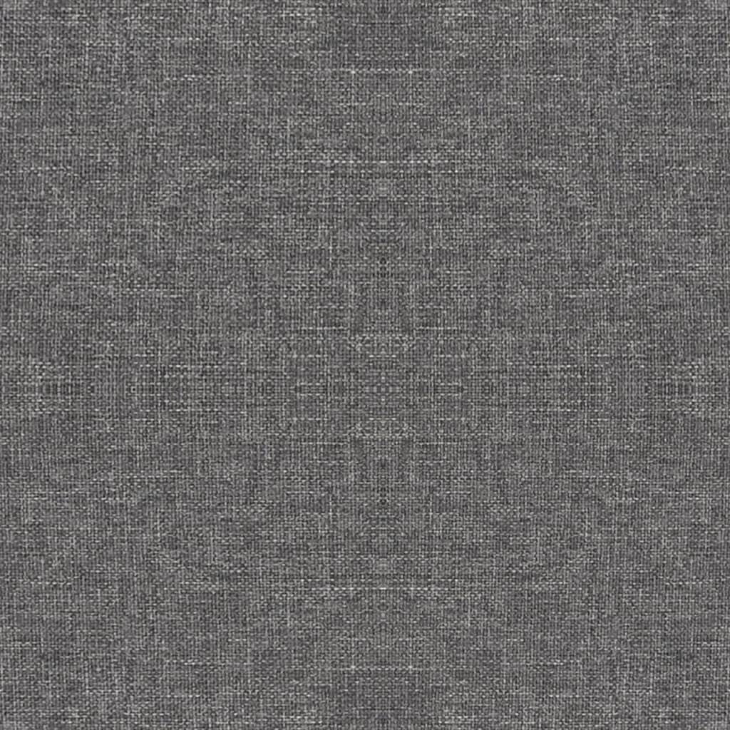 Cadeiras de jantar giratórias 4 pcs tecido cinzento-claro - Image 7