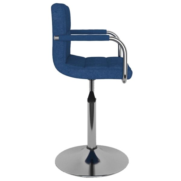 Cadeira de jantar em tecido azul - Image 3