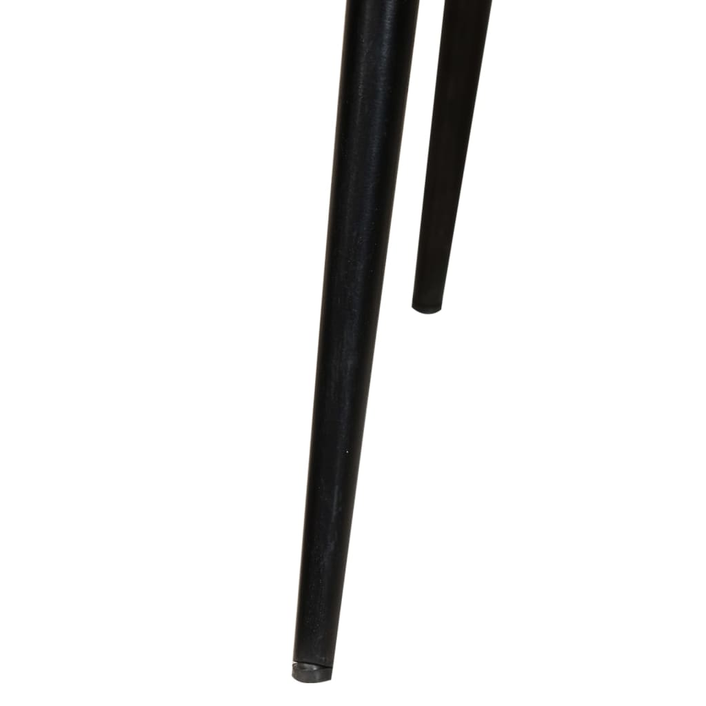 Poltrona de apoio couro genuíno preto - Image 7