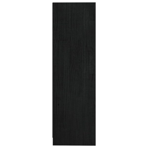 Estante/divisória 104x33,5x110 cm pinho maciço preto - Image 5