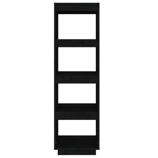 Estante/divisória 40x35x135 cm pinho maciço preto - Image 4