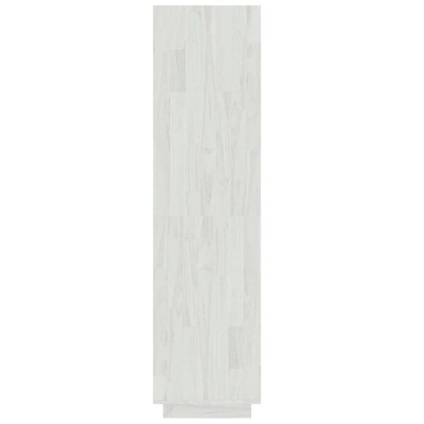 Estante/divisória 60x35x135 cm madeira de pinho maciça branco - Image 5