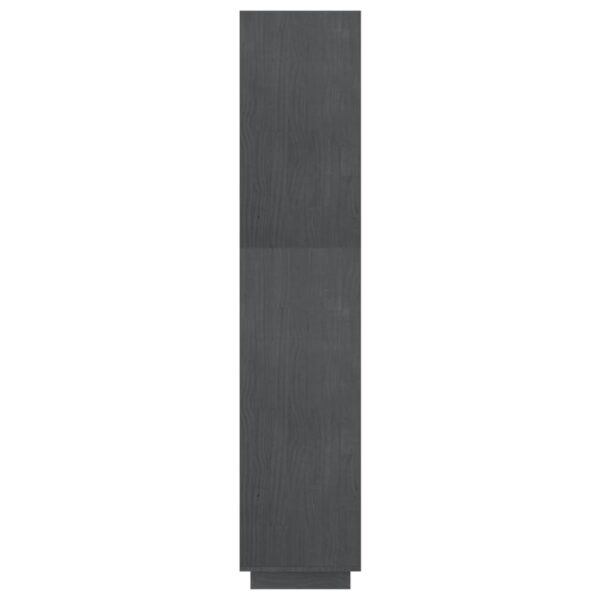 Estante/divisória 60x35x167 cm pinho maciço cinzento - Image 5