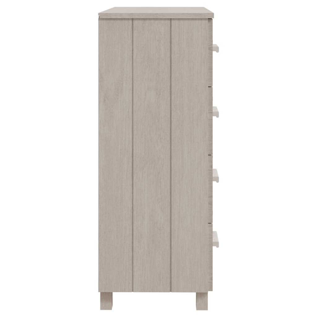 Aparador HAMAR 79x40x103,5 cm pinho maciço branco - Image 3