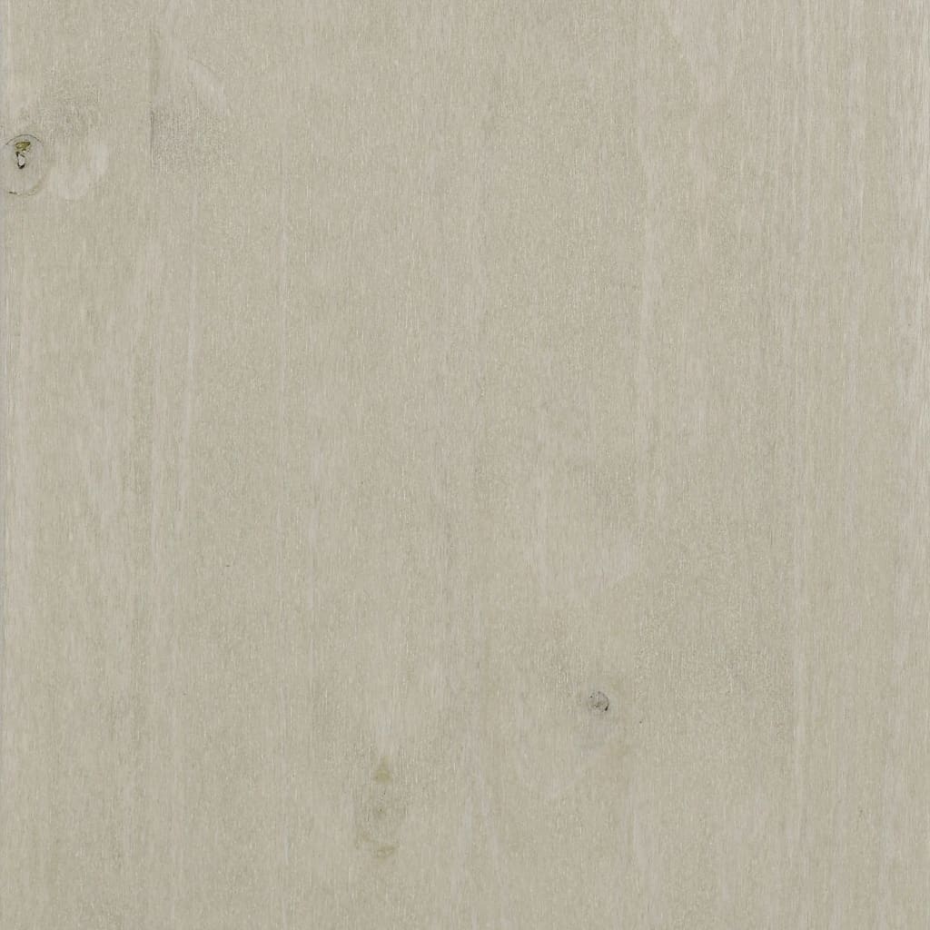 Aparador HAMAR 79x40x103,5 cm pinho maciço branco - Image 7