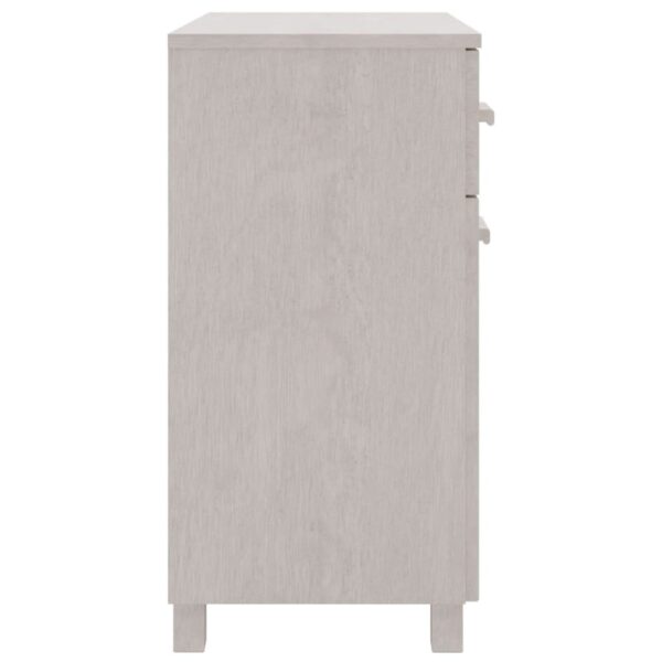 Aparador HAMAR 79x40x80 cm pinho maciço branco - Image 3