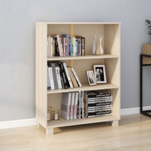 Estante HAMAR 85x35x112 cm pinho maciço castanho-mel