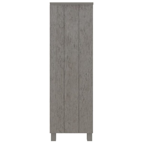 Estante HAMAR 85x35x112 cm pinho maciço cinza-claro - Image 3