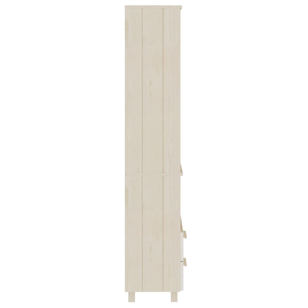 Aparador alto HAMAR 60x35x180 cm pinho maciço castanho-mel - Image 6