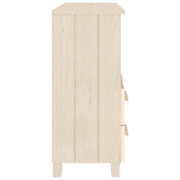 Aparador HAMAR 85x35x80 cm pinho maciço castanho-mel - Image 5