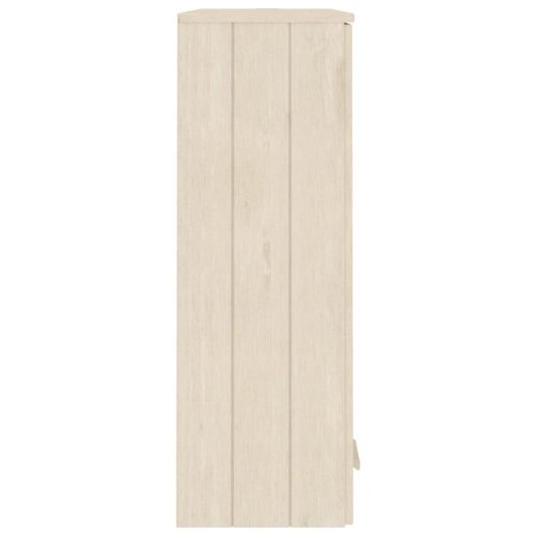 Topo p/ armário alto HAMAR 85x35x100 pinho maciço castanho-mel - Image 4