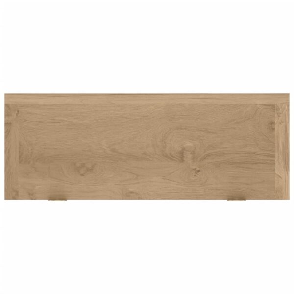 Prateleiras de parede 2 pcs 40x15x4 cm madeira de teca maciça - Image 6