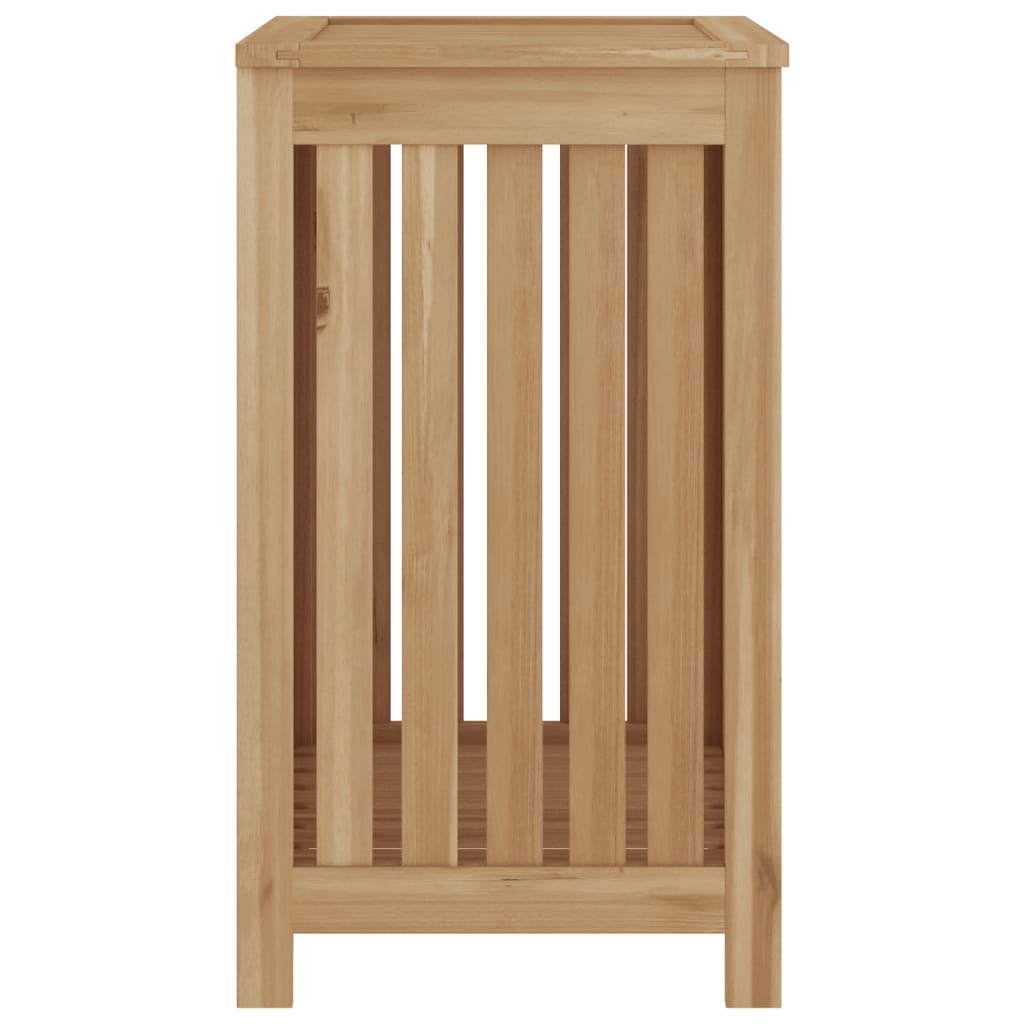 Cesto de roupa 50x35x60 cm madeira de teca maciça - Image 4