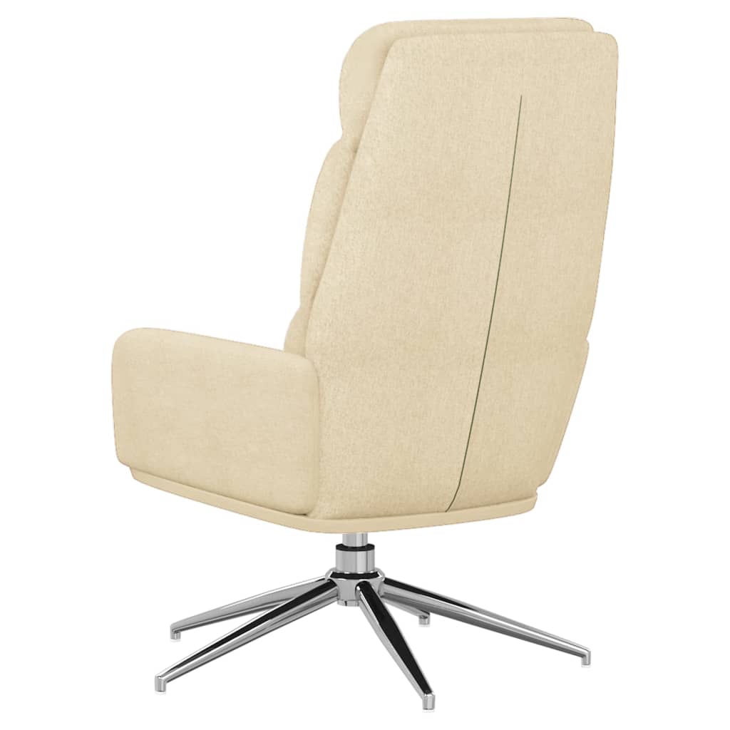 Cadeira de descanso tecido cor creme - Image 4