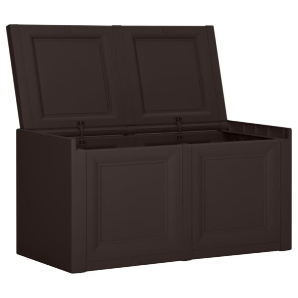 Caixa para almofadões 86x40x42 cm 85 L castanho - Image 5
