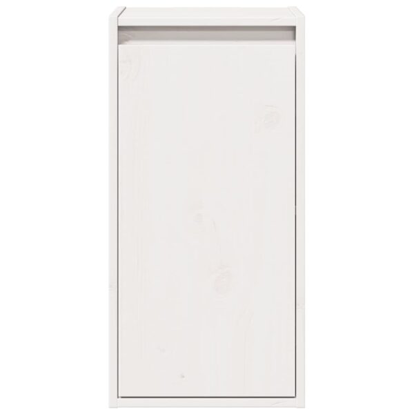 Mesas de cabeceira 2 pcs 30x30x60 cm pinho maciço branco - Image 4