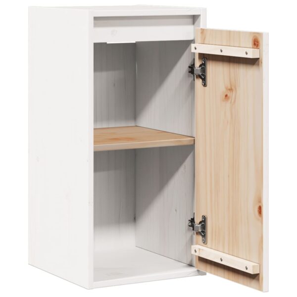 Mesas de cabeceira 2 pcs 30x30x60 cm pinho maciço branco - Image 5