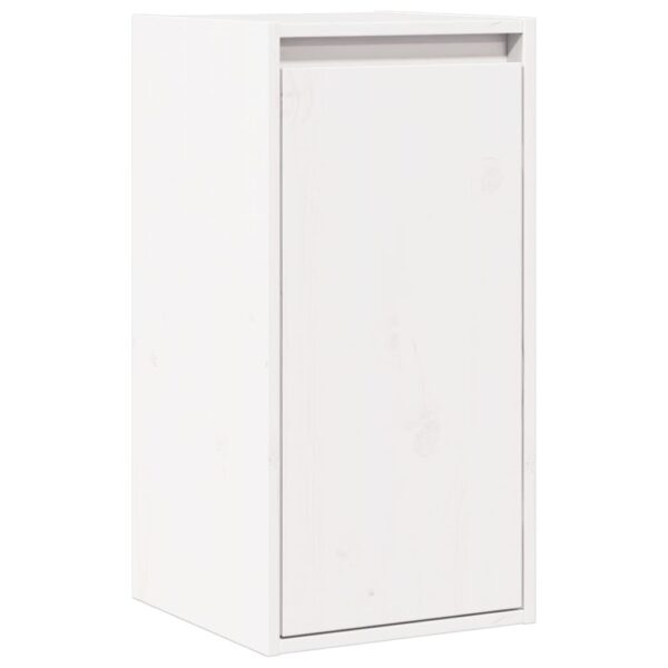 Mesas de cabeceira 2 pcs 30x30x60 cm pinho maciço branco - Image 6