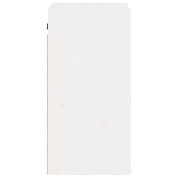 Mesas de cabeceira 2 pcs 30x30x60 cm pinho maciço branco - Image 7