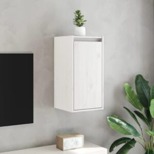 Mesas de cabeceira 2 pcs 30x30x60 cm pinho maciço branco