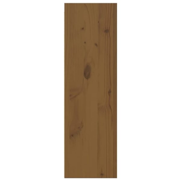 Armários de parede 2 pcs 30x30x100 cm pinho maciço castanho mel - Image 7