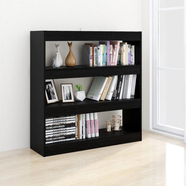 Estante/divisória 100x30x103 cm preto - Image 4