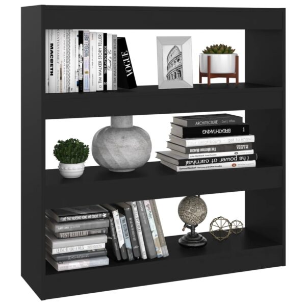 Estante/divisória 100x30x103 cm preto - Image 5