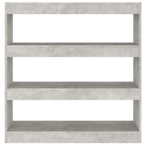 Estante/divisória 100x30x103 cm cor cinzento cimento - Image 2