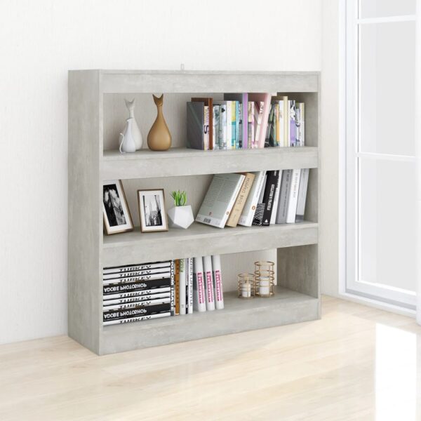 Estante/divisória 100x30x103 cm cor cinzento cimento - Image 4