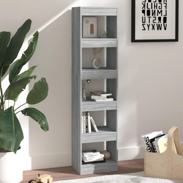 Estante/divisória 40x30x166 cm cor sonoma cinza - Image 3