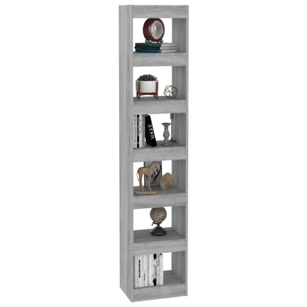 Estante/divisória 40x30x198 cm cor sonoma cinza - Image 3