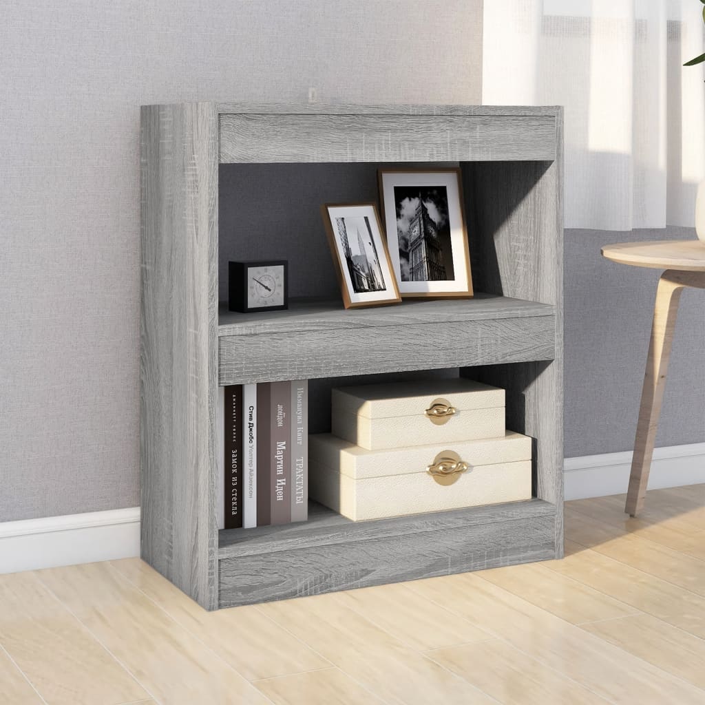 Estante/divisória 60x30x72 cm cor sonoma cinza - Image 2