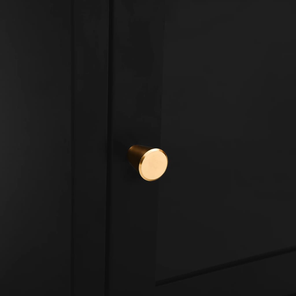 Mesas de cabeceira 2 pcs 40x30x54,5 cm vidro e aço preto - Image 10